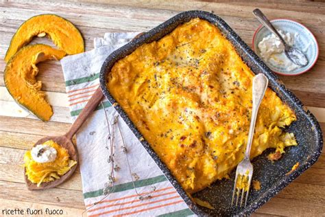 Lasagne al forno alla crema di zucca e formaggio   Ricette  