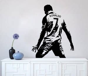 Wallzone 60 cm Ronaldo Removable Sticker Price in India - Buy Wallzone ...