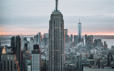 Download wallpaper 2560x1600 skyscrapers, city, aerial view, buildings ...