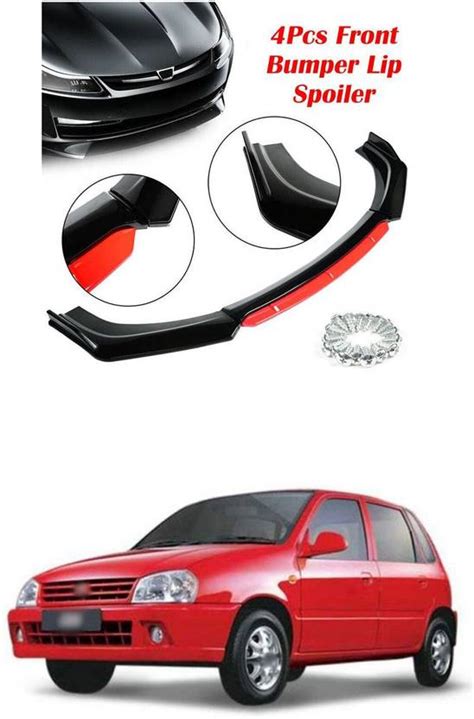 XZRTZ Car Front Bumper Spoiler Splitter Body Kit Side Skirt Front ...