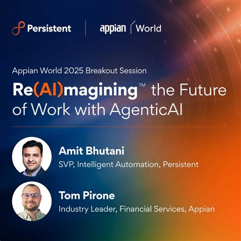 Thank you Amit Bhutani and Persistent Systems for inviting me to join ...