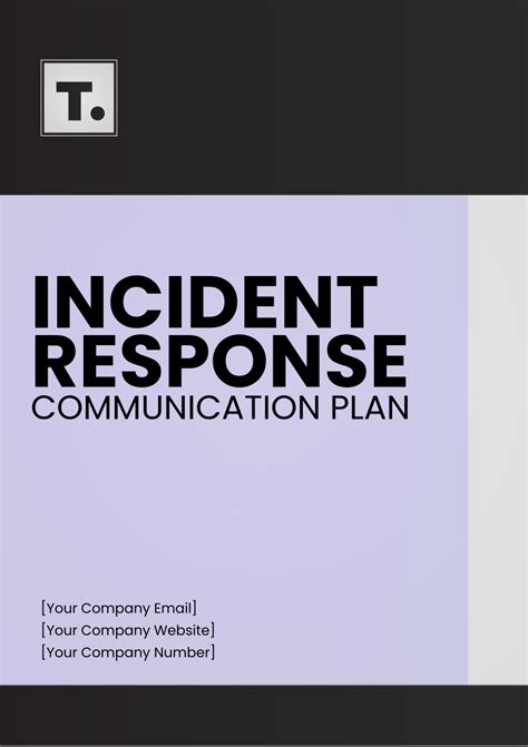 Incident Response Communication Plan Template - astra.edu.pl