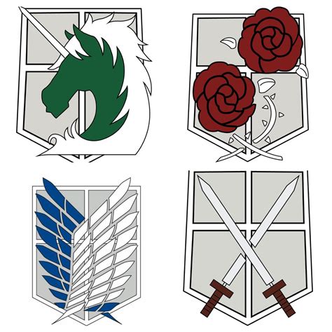 Attack on Titan Symbols Drawing