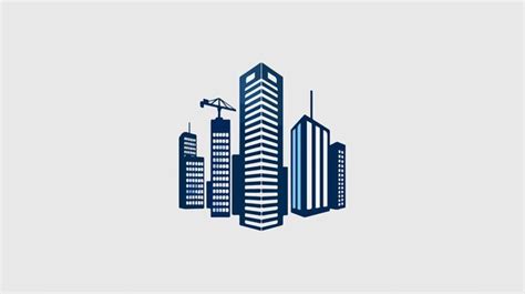 Modern real estate logo design for construction architect | Premium AI ...
