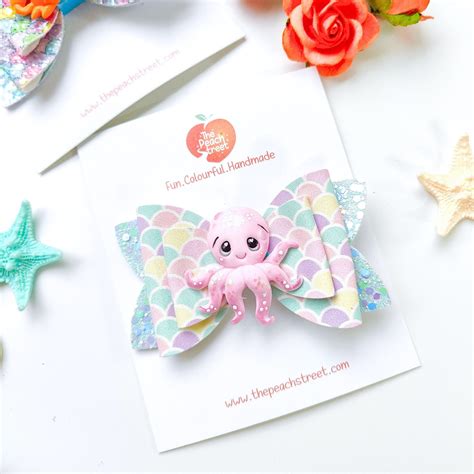 Pearl the Octopus Bow – The Peach Street