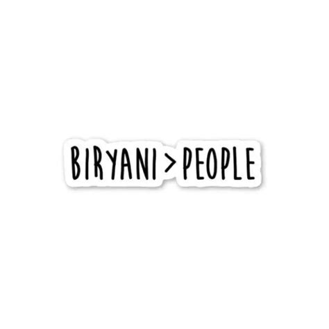 Biryani Lovers Foodie Tag | StickerMuse – Stickermuse