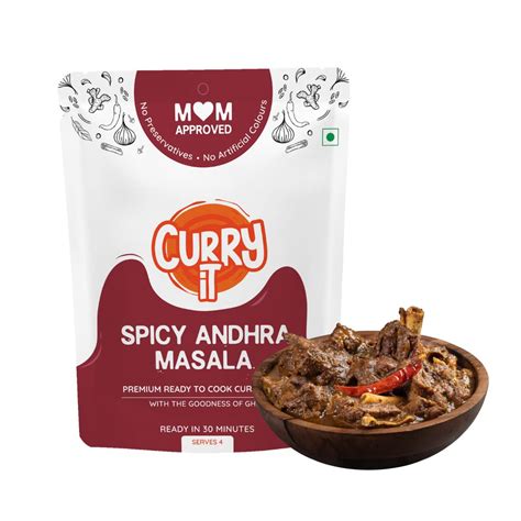CURRYiT Instant Andhra Mutton Curry Paste | Just Add Mutton, Chicken ...