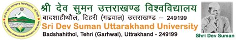 Sri Dev Suman Uttarakhand University