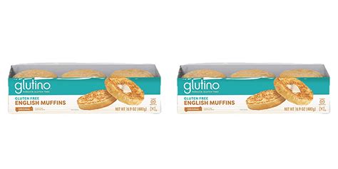 Glutino English Muffins, 6 ct pack of 2 - Walmart.com