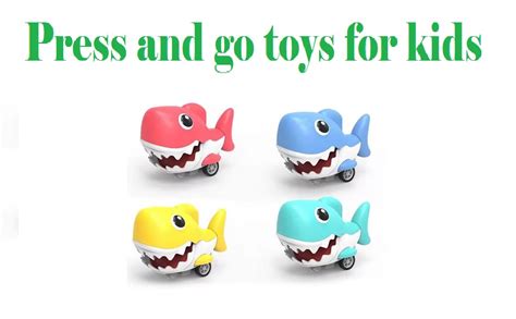 Buy SUPER TOY Cute Mini Toys Press & Go Shark, Dinosaur & Fish Toys for ...
