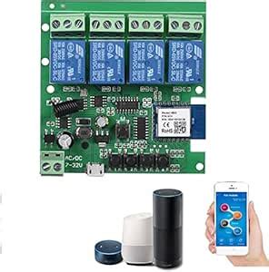 Eazyliv WiFi RF Wireless Switch Relay,Inching Self-Locking Interlock ...