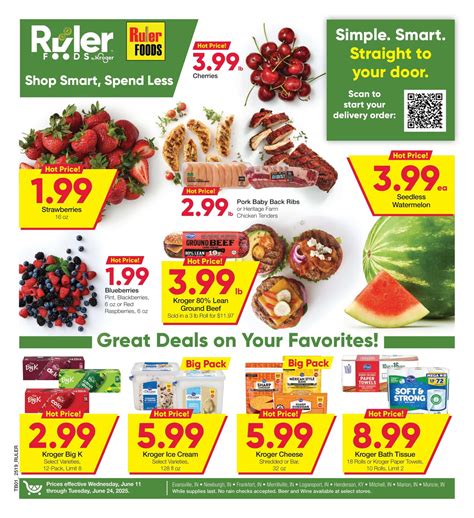 Ruler Foods Weekly Ad June 11 - June 24, 2025.
