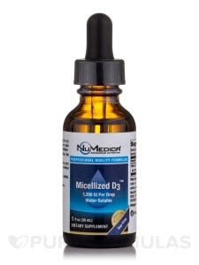 Micellized D3™ 1,200 IU - 1 fl. oz (30 ml) - NuMedica | PureFormulas