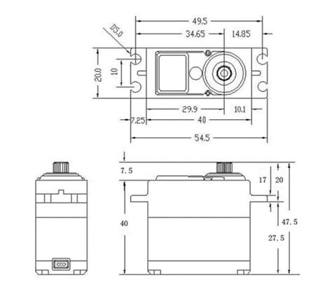 High Torque Full Metal Digital Servo Motor | 90° Precision Control