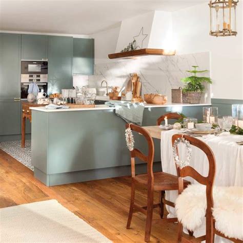 Cómo montar una barra de desayuno en la cocina muy práctica y bonita ...