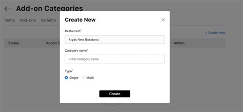 What are add-ons and add-on categories in Menu Item? - Gleeca