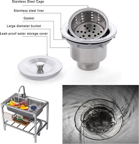 Whalebee Commercial Restaurant Sink with Tap and Drain, India | Ubuy