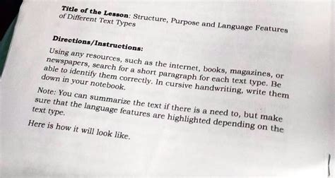 Image result for Written Text Examples