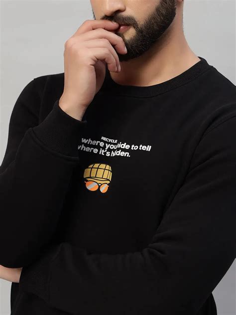 Printed Round Neck Sweatshirt [Y-3989]