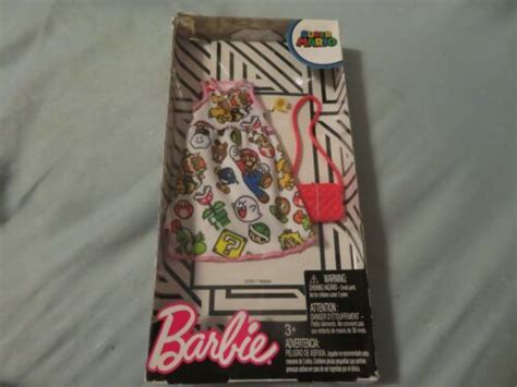 BARBIE Fashion Pack SUPER MARIO Nintendo WHITE SATIN India | Ubuy