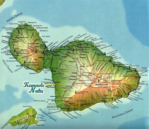 Free Printable Map of Maui, Hawaii: [Updated] - Printables for Everyone