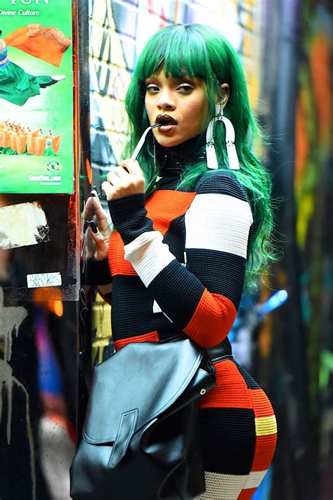 RIHANNA on the Set of a Photoshoot in East Village 02/07/2017 – HawtCelebs