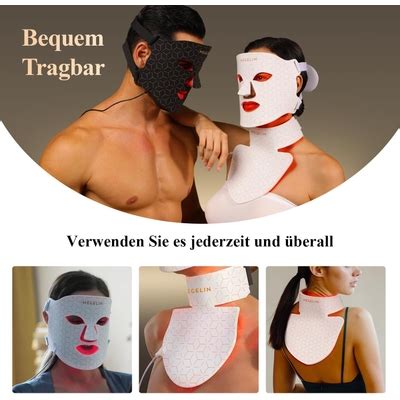MEGELIN Led Rotlichttherapie Gesicht & Hals Maske 7 India | Ubuy