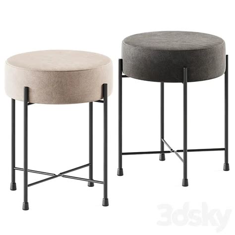 JYSK Stool Padborg \/ Pouf 3DS Max Model – 3DSky Model Free