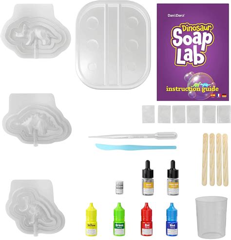 Buy Dan&Darci - Dino Soap Making Kit for Kids - STEM DIY Activity Craft ...