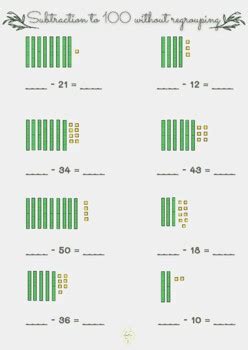 Image result for Subtraction Using Dienes