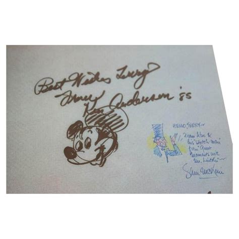 Mickey Mouse Autograph