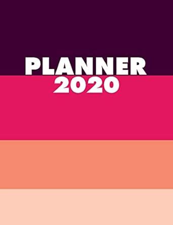 Planner 2020: Year Monthly Pocket Planner: 12 Month Calendar Schedule ...