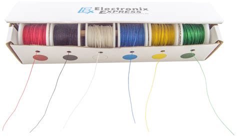 Solid 30 Gauge Wire Wrap, Kynar Insulated Wire Kit with Six 100' Spool ...