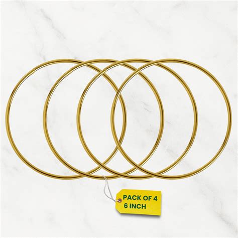 Circle 6 Inch Metal Crafts Hoops – Ecofynd