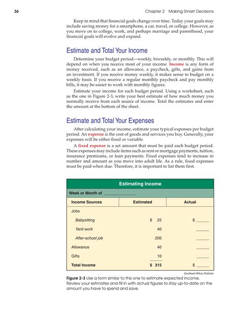 Foundations of Personal Finance, 9th Edition page 36