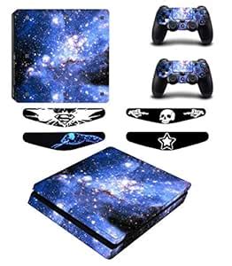 Elton Starry Sky Theme 3M Skin Sticker Cover for PS4 Slim Console and ...