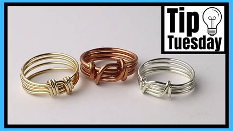 Easy Wire Ring Tutorial 的图像结果