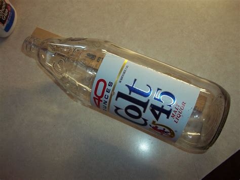 Vintage COLT 45 MALT LIQUOR 40 Ounce BEER BOTTLE HEILEMAN Brewing ...