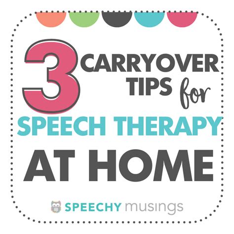Speech Therapy At Home
