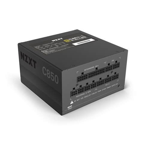 NZXT 850 Watt 80 Plus Gold PSU C850 Fully Modular - mdcomputers.in
