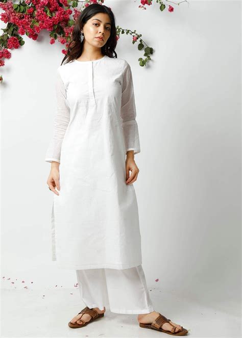 Get Classic Kota White Kurta With Pants Set at ₹ 1799 | LBB Shop