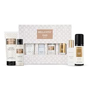 Buy BELLAVITA OUD WHITE Travel Size Gift Set with Shower Gel 55 ml, EDP ...