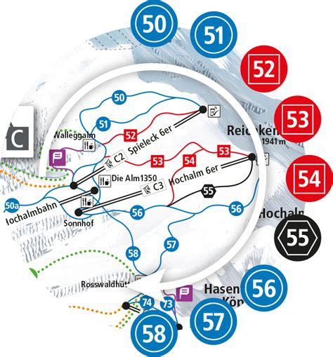 Das Pistenleitsystem | Saalbach Hinterglemm