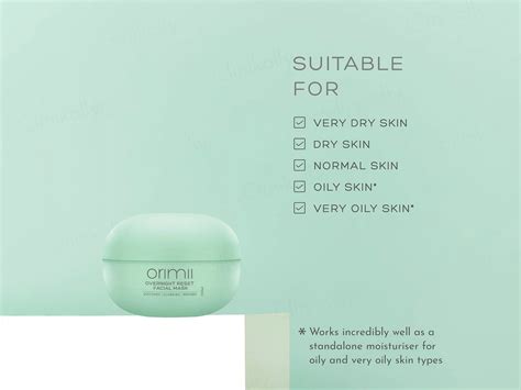 Orimii Overnight Reset Sleeping Face Mask – Earthglies