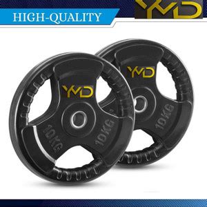 YMD Professional Metal Integrated Olympic Rubber Weight Plates ...