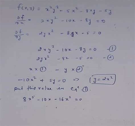 Find the critical point of the function