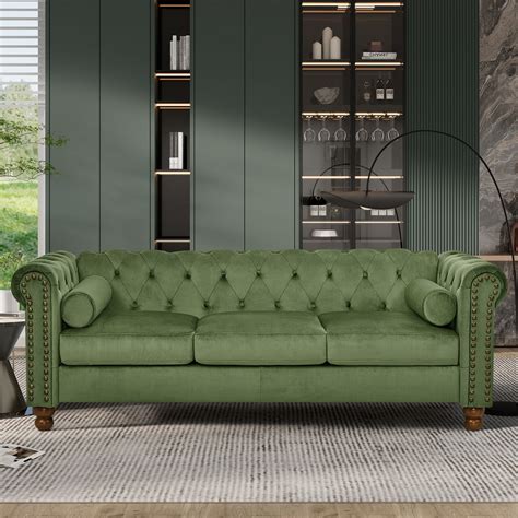 25 Green Velvet Sofa Living Rooms That Exude Sophistication - Happy Muncher