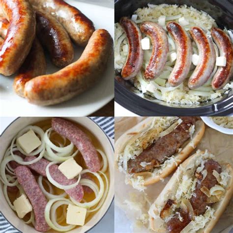 What Goes With Bratwurst Sausages