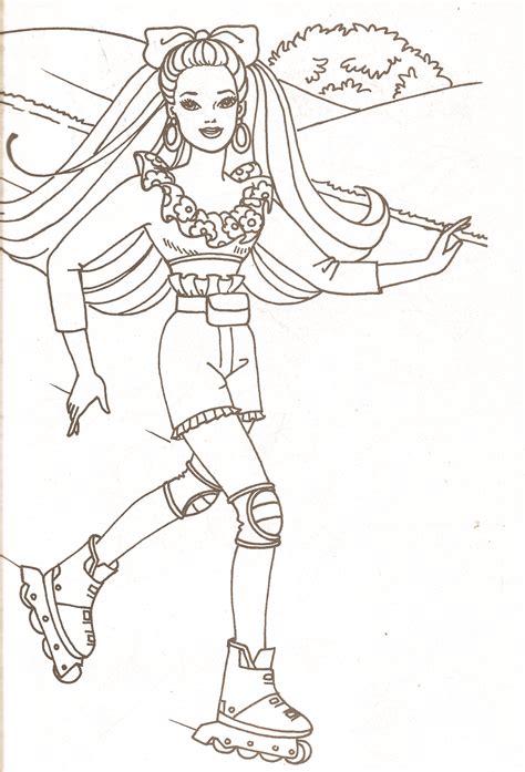 Barbie Doll Coloring Pages at Yvonne Hosford blog