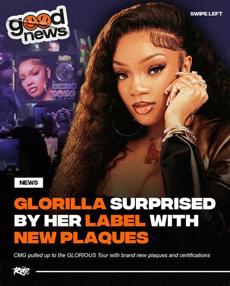 RapTV | As #Glorilla wraps up her ‘GLORIOUS’ tour, she was surprised at ...